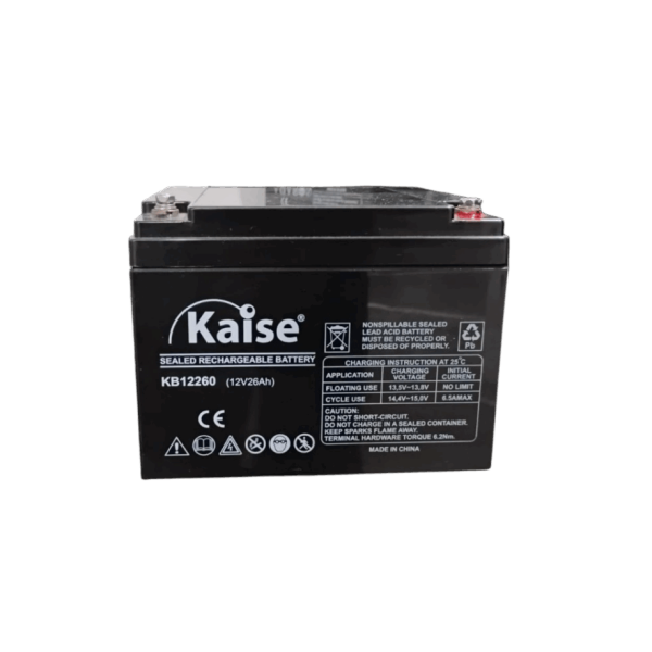 Batería Kaise KBL12260 12v 26Ah