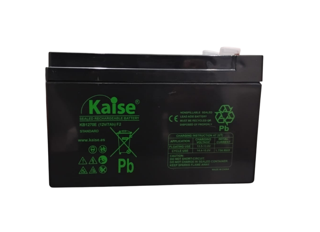 7e Batería Kaise KB1270E 12v 7Ah