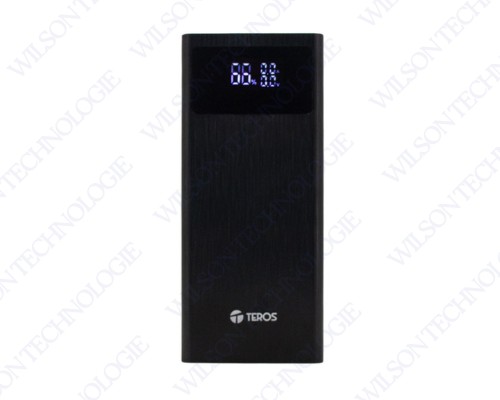 F Powerbank TEROS TE-7059N, 30000MAh, USB-A, USB-C negro